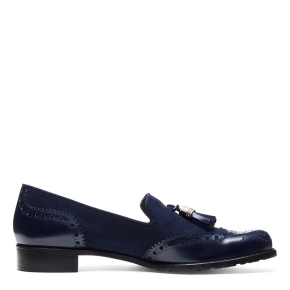 Stuart Weitzman Shoes - Stuart Weitzman Guything Loafer in Navy Suede
